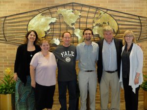 Nigel Caplan (third from right) at the Second Annual Meeting of the Consortium on Graduate Communication