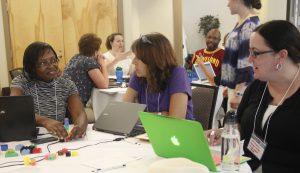 Teacher participants at the Partner4CS Summer workshop at Lewes, Delaware.